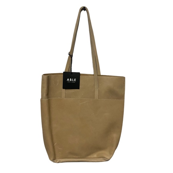 Able Selam Magazine Tote Bag Bone NWT